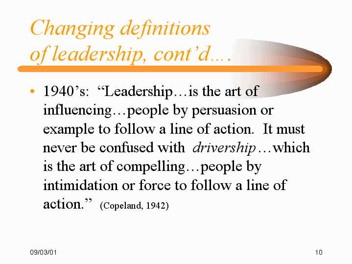 Leadership community essay